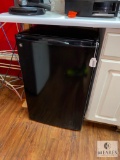 Black GE Dorm-Size Refrigerator