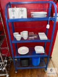 Metal Rolling Rack - INCLUDES CONTENTS