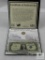 Washington Last Year 1964 Silver Quarter & 1957-B $1 Silver Certificate