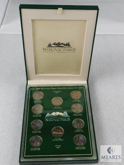 2010 National Parks Quarters BU in Display