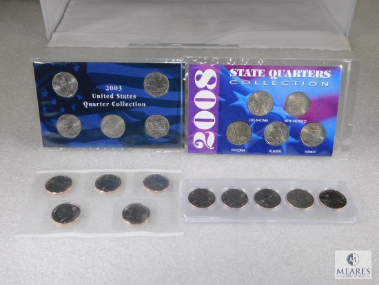 4 State Quarter Sets 2000-P, 2003-D&P, 2005-P, 2008 P&D