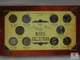 Historic Nickel Collection includes Silver WWII Nickel, Liberty Nickel, Buffalo Nickel,
