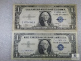 1935-C & 1957 $1 Silver Certificate