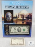 4 Portraits of Jefferson Hard Plastic Display