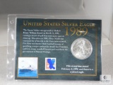 189 BU Silver Eagle in Info Card