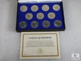 1979-1999 Complete Susan B Anthony BU Dollar Set 11 Coins in Display Box