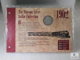 1902-O Morgan Silver Dollar in Info Card Sealed