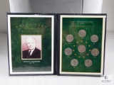 1971-1978 Ike Dollar Set in Display Holder 8 Coins