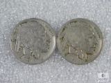 1917 (G) & 1927 (VG) Buffalo Nickels