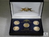 2005 Gold Layered State Quarter Set in Display Box