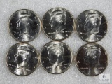 Kennedy Halves 20002 P&D, 2003-P (2), 6 Coins All Choice BU