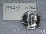 1952-S Washington Quarter MS 62