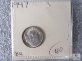 1947 Roosevelt Dime BU