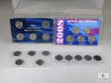 4 State Quarter Sets 2000-P, 2003-D&P, 2005-P, 2008 P&D