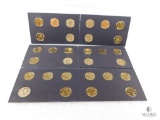 6 Gold Plated State Quarter Sets 1999 - 2004