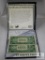 1935 $1.00 Silver Certificate Display