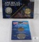 2 Coin Sets: 2008 BU Kennedy Half & Sacagawea Dollar and 2010 Kennedy and Sacagawea