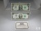 2006 $1.00 & 2003-A $2.00 Federal Reserve Notes Hologram