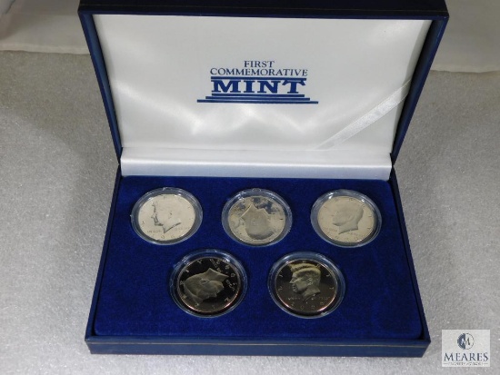 Kennedy Half Proof Set 1969-S, 1971-S, 1980-S, 1992-S, 2000-S