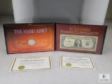 1957-A $1.00 Silver Certificate & 1957-D Silver Franklin Half