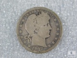 1907 Barber Quarters - Good - Full Rims