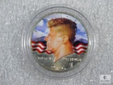 1967 40% Silver Kennedy Half - Colorized