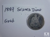 1889 Liberty Seated Dime - Good