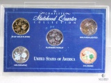 S.C. Statehood Quarter Collection - 24KT. Gold, Platinum, Hologram, Colorized, Gold Highlighted