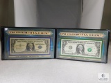 2 Centuries of Currency 1957-B $1.00 Silver Certificate & 2006 $1.00 Federal Reserve Note with