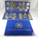 26 Presidential Tokens BU & Collector Book