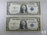 2 $1.00 Silver Certificates 1935-A & 1935-D