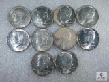 10 ($5) 1964 Kennedy Silver Halves