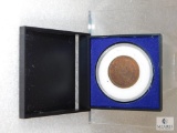 1854 Large Cent in Display Frame