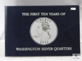 First 10 Years of Washington Quarters in Display Folder