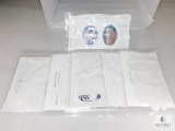6 Pair White Cotton Gloves for Coin Handling - All New/Sealed