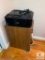 Canon Inkjet Printer and Two-Drawer Wooden File Cabinet