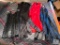 Large Lot of Ladies Clothing - including Leather Items