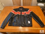 Leather Harley-Davidson Motorcycle Jacket - Size 2XL