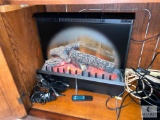 Home Heater with Remote - Fire Logs Design