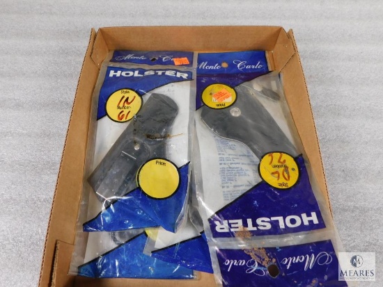 Lot of 5 Assorted NEW Monte Carlo Small Pistol / Revolver Holsters
