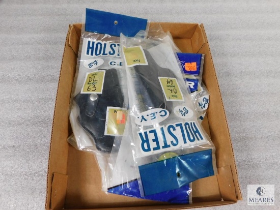 Lot of 4 Assorted NEW C.E.Y. Medium Size Pistol / Revolver Holsters