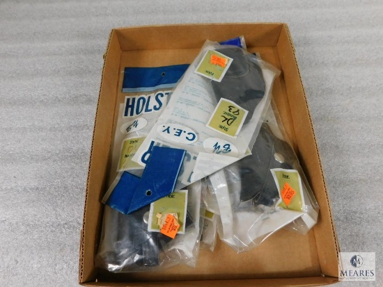 Lot of 5 Assorted NEW C.E.Y. Small Pistol / Revolver Holsters