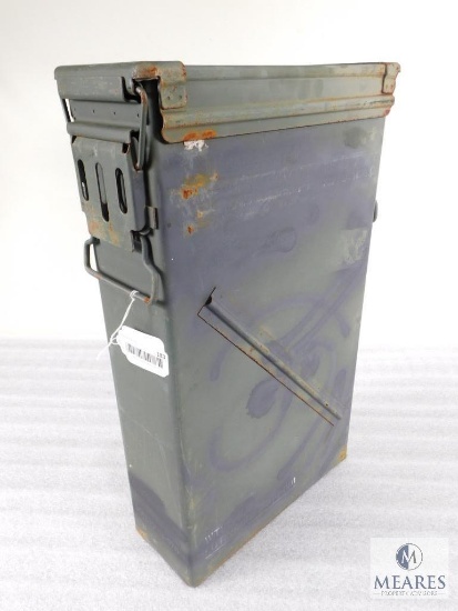 Large Metal Ammo Storage Can 22" Tall x 12.5" Wide 5.5" Deep
