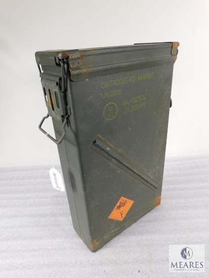 Large Metal Ammo Storage Can 22" Tall x 12.5" Wide 5.5" Deep