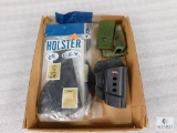 Lot 2 NEW C.E.Y. Gun Holsters, Fobus FNH Holster & Camo Pouch