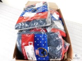Lot of Approximately 32 Campbellsville Apparel Co Navy DSCP 100% Combed Cotton Mens Undershirts