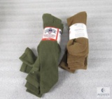 Lot of Approximately 6 Packs of 3 Pair of USOA Antimicrobial Socks