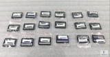 Lot of 18 Thin Blue Line American Flag Velcro Patches