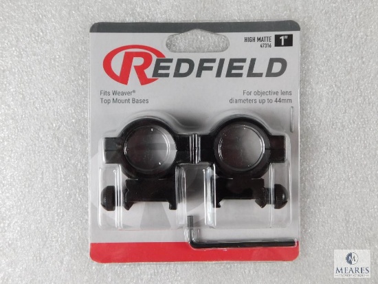 New Redfield 1" Scope Rings. High Height And Matte Finish