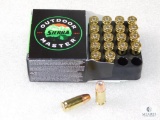 20 Rounds Sierra 9mm Self Defense Ammo. 115 Grain Jacketed Hollow Point